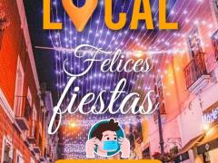 Anuncio Consume local. Felices fiestas con responsabilidad. Ayuntamiento de Atlixco.