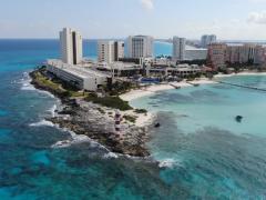 Vista panorámica de zona hotelera. Fotografía: Secretaría de Turismo del Estado de Quintano Roo.