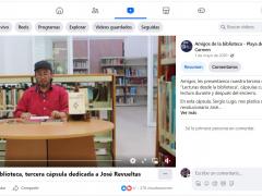 Tercera edición del programa "Lecturas desde la biblioteca". Facebook Amigos de la Biblioteca Playa del Carmen.