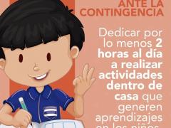 Cartel Medidas antes la contingencia. Ayuntamiento de Solidaridad (2018-2021).