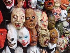 Fotografía de máscaras de Halloween, por Nohemí Carmona.