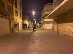 Centro Histórico de SLP luce vacío y en silencio a 10 meses de pandemia. Fotografía: Noticieros San Luis Potosí.