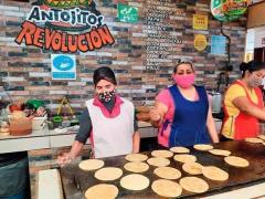 Antojitos Revolución. Fotografía: Pulso. Diario de San Luis.