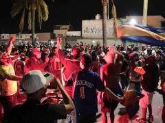 Aficionados del Atlético de San Luis en pandemia. Fotografía: Pulso Diario de San Luis.