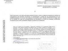 Comunicado emitido por la Secretaría de Salud. Imágen: Código San Luis.
