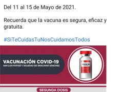 Publicación de Morena San Luis Potosí en Facebook.
