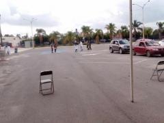 Estacionamiento del Alfonso Lastras. Facebook Gobierno Municipal de San Luis Potosí.