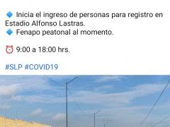 Ha iniciado la tercer jornada de vacunación. Produce: Gobierno Municipal de San Luis Potosí, Registra: Gallegos, Alejandro.