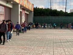 Ingreso a jornada de vacunación, SLP. Fotografía: Código San Luis.