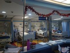 El área de urgencias de pacientes COVID-19 tenía capacidad para atender a 25 pacientes, llegaron a atender hasta 45 pacientes. Fotografía: El Sol de San Luis.