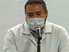 Personal médico en conferencia de prensa. Fotografía: Pulso Diario de San Luis.