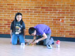 Grupo de alumnos en la clase “Juguemos al teatro”. Fotografía: Teatro IPBA