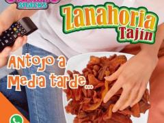 Anuncio venta de comida. Facebook: Olakino Snacks.
