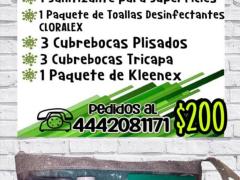 Flyer Que contiene el Kit Anticovid.