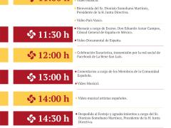 Programa del Festejo Covadonga 2020. Facebook La Bene San Luis.