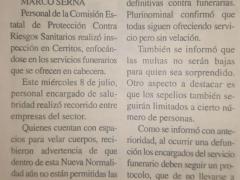 Nota sobre prohibición de velaciones.