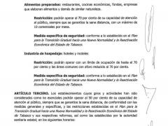 Decreto por el que se determina que el Estado de Tabasco permanecerá en semáforo naranja. Periódico Oficial.