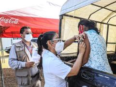 Vacunación. Fotografía: Secretaría de Salud de Tabasco.