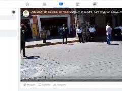 Manifestación de artesanos tlaxcaltecas. Facebook Versustlx.