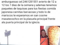 Tacos del Chef ofrece servicio a domicilio sin costo extra. Facebook Gente de Papalotla.