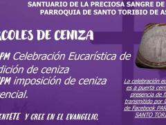 Anuncio de la Parroquia Santo Toribio de Astorga.