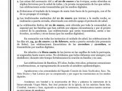 Comunicado A los fieles cristianos de la parroquia, Pbro. Sergio Pérez H.