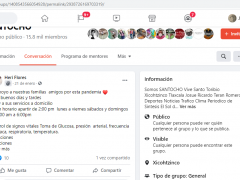 Anuncio: Oferta servicios de enfermería a domicilio. Facebook: Herí Flores.