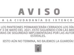 Aviso a la ciudadania de Ixtenco.
