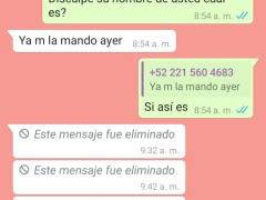 Conversación con estafador. Facebook: Elías Rosas.