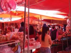 Mercado ambulante, San Miguel del Milagro. Fotografía: Política Tlaxcala.