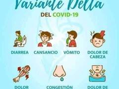 Síntomas de la variante Delta del COVID-19, San Ángel Hospital.