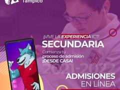 Anuncio Vive la experiencia ICT Secundaria. Fotografía: Instituto Cultural Tampico.