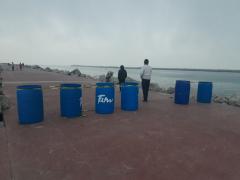 Bloqueo de acceso al Malecón de Las Escolleras, Ciudad Madero. Fotografía: Felipe de Jesús Szymanski Martínez.