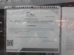 Constancia de reapertura, Recórcholis, centro comercial ALTAMA, Tampico. Fotografía: Felipe de Jesús Szymanski Martínez.