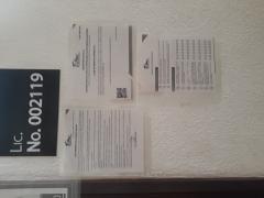 Permisos del Gobierno del Estado de Tamaulipas para operar, Restaurante "El Pelicano". Fotografía: Felipe de Jesús Szymanski Martínez.