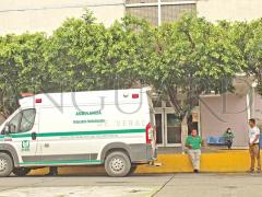 Ambulancia del IMSS. Fotografía: Vanguardia Veracuz.