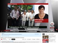 Nota acerca de falta de insumos en hospital de Veracruz.