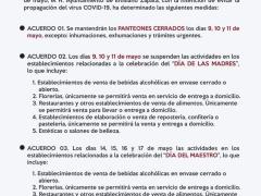 Comunicado oficial Fase 3, Ayuntamiento Emiliano Zapata.
