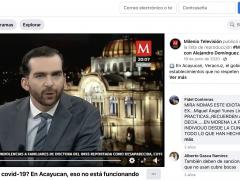 Publicación sobre sanciones a negocios por no respetar reglas COVID-19.