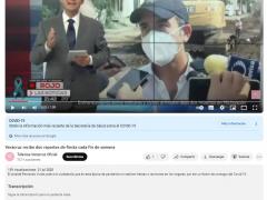 Noticia sobre reportes por fiestas en Veracruz.