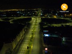 Toque de queda deja calles vacías. Fotografía: El Informativo Yucatán.