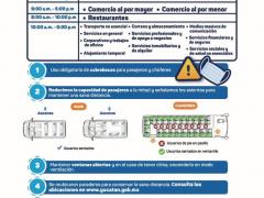 Medidas de prevención en transporte público ante reactiviación económica. Facebook Instituto de Movilidad y Desarrollo Urbano Territorial
