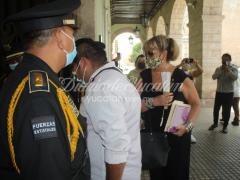 Una comisión de tres personas es recibida por el Subsecretario de Desarrollo Político y Social. Fotografía: Gabriel Chan.