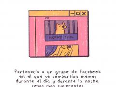 Viñeta 2 Lo que aprendí del sexting en la pandemia. Pertenecía a un grupo..., por Eloísa Casanova (@elodrawss).