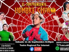 Promoción de “El sorprendente hombre chiwo”, obra organizada por Cuxum Teatro.