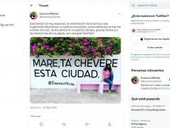 Publicación de Barda 4: Mare, ta’chévere esta ciudad, por proyecto Enamora Mérida.