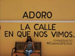 Barda 6: Adoro la calle en que nos vimos... A. Manzanero, del proyecto Enamora Mérida.