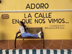 Barda 6: Adoro la calle en que nos vimos... A. Manzanero, del proyecto Enamora Mérida.