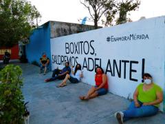 Barda 9 Enamora Mérida: Boxitos, saldremos adelante¡ por el proyecto Enamora Mérida.
