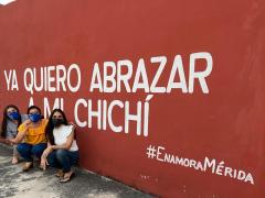 Barda 12: Ya quiero abrazar a mi chichí. Fotografía: Enamora Mérida.